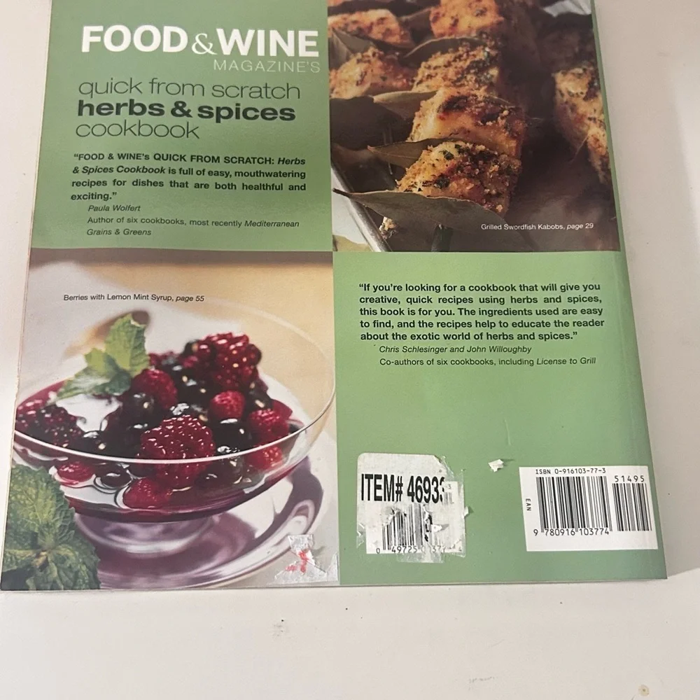 Quick from Scratch Herbs & Spices Cookbook food and white magazine